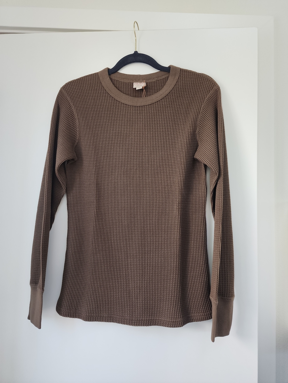 Filson Women's Waffle-Knit Long Sleeve Top Sz M